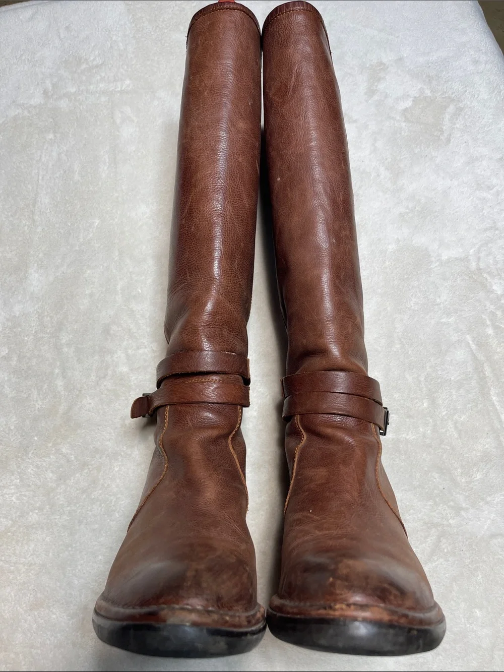 Alberto Fermani Brown Leather Knee-High Heeled  Boots Size 39
